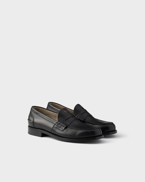 Loafer aus Leder - Schwarz Loafer aus Leder - Schwarz