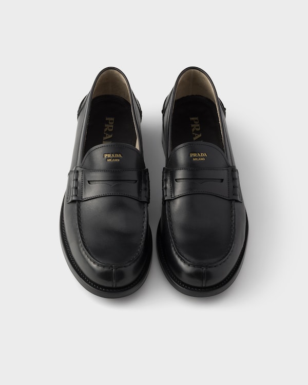 Loafer aus Leder - Schwarz Loafer aus Leder - Schwarz