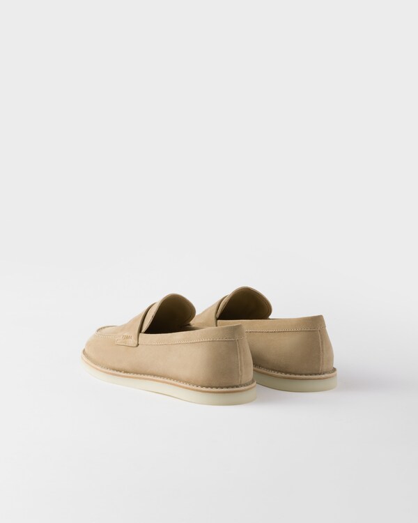 Bleached suede loafers Bleached suede loafers