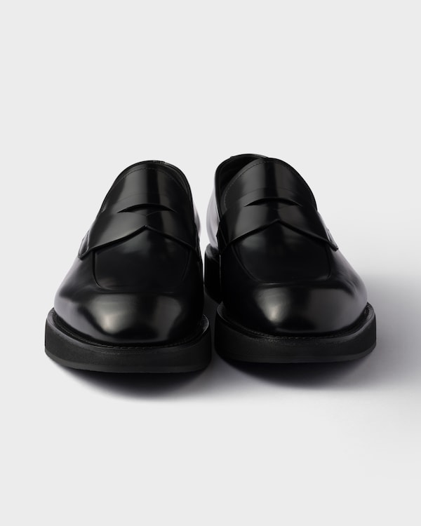 Brushed leather loafers Brushed leather loafers