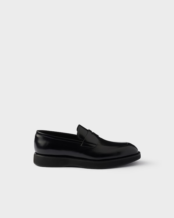 Brushed leather loafers Brushed leather loafers