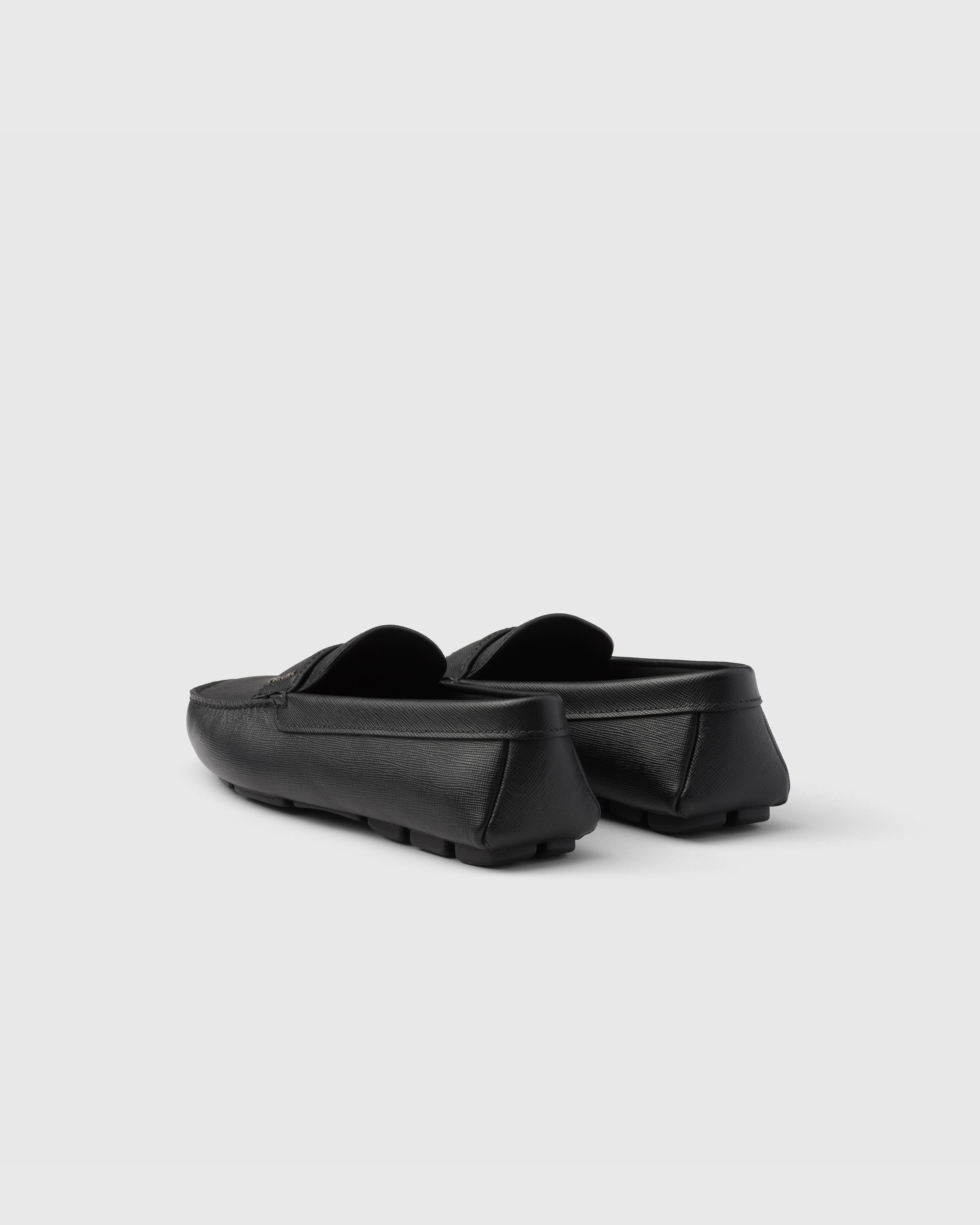 Black Saffiano Leather Driver PRADA