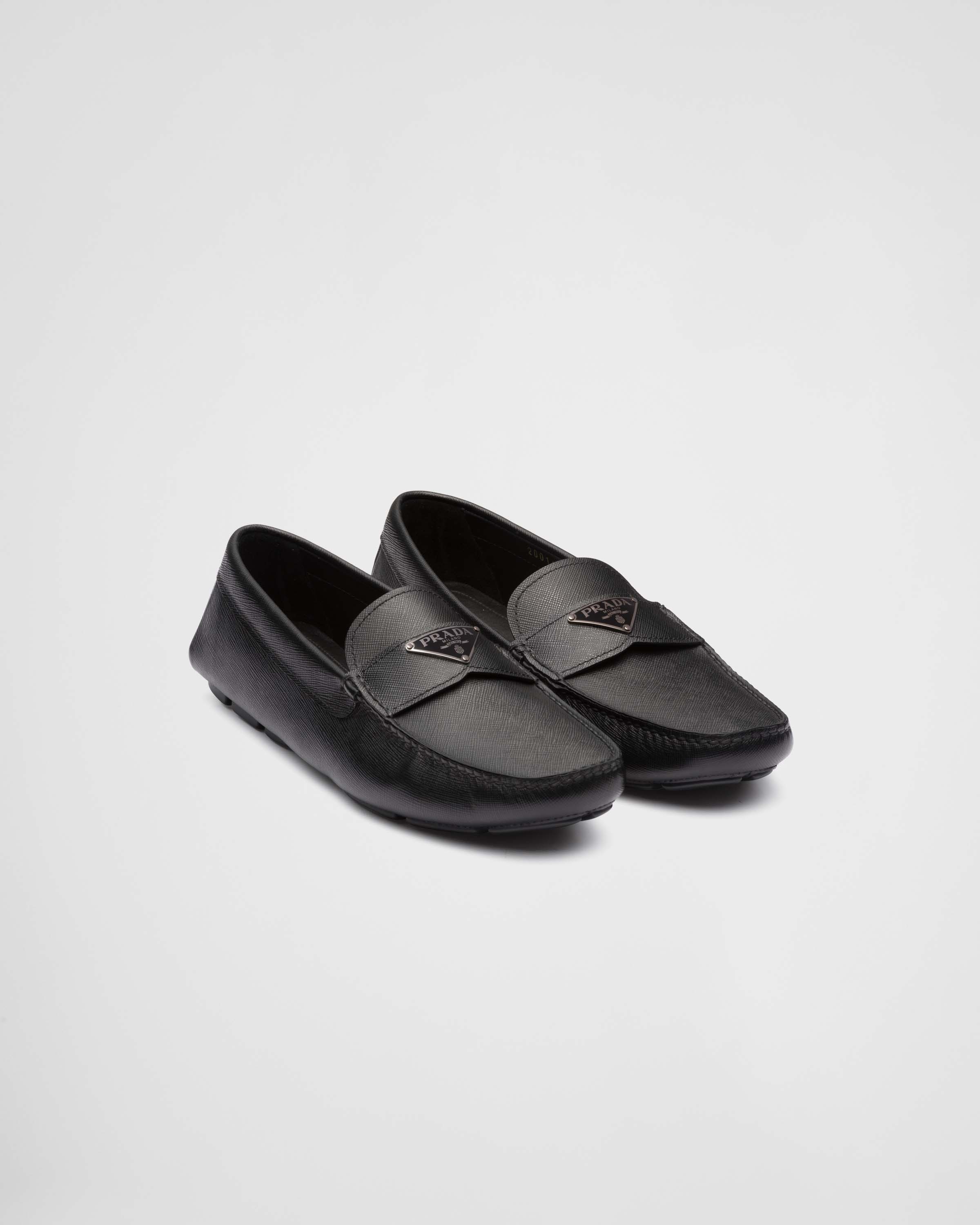 Prada calzature sale uomo saffiano