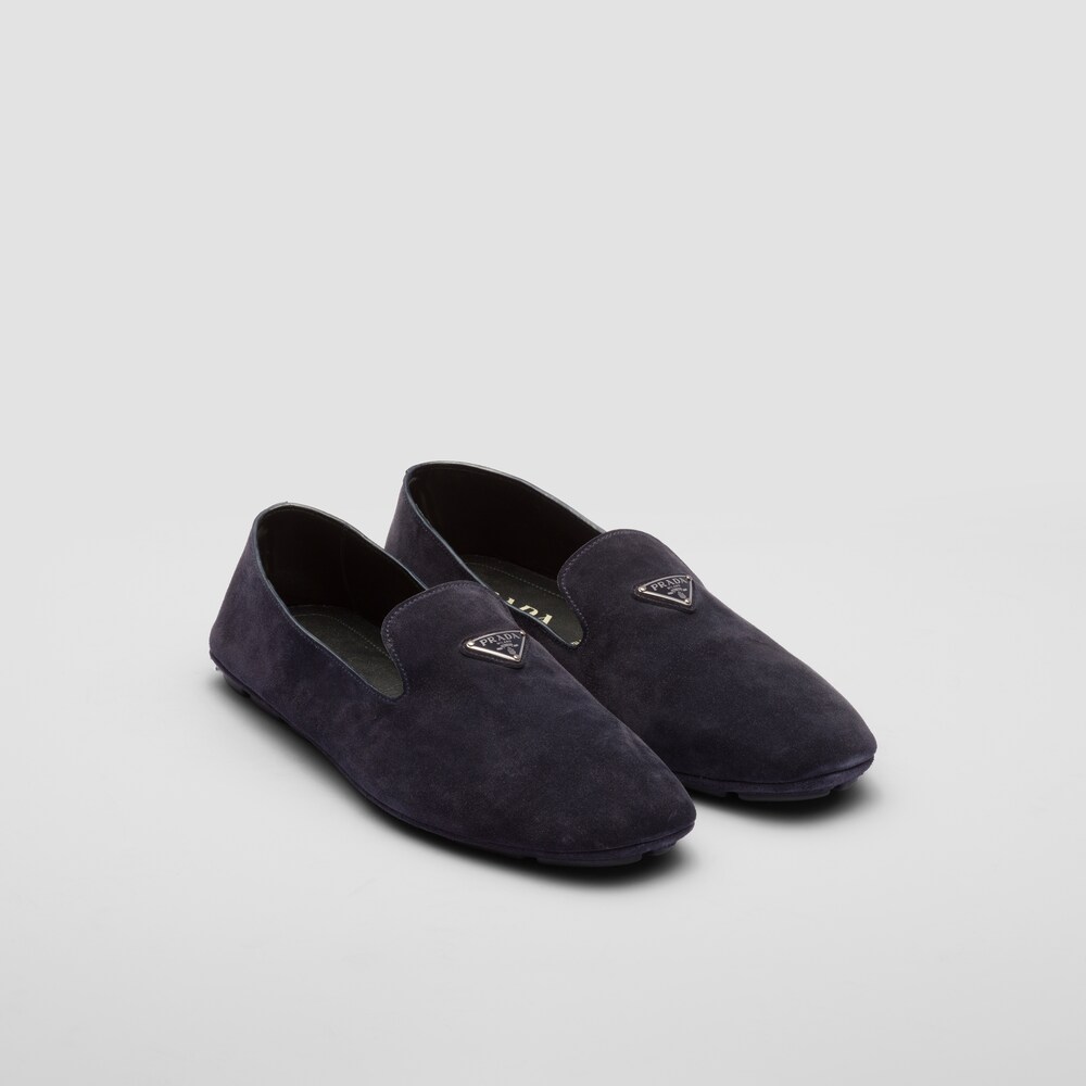 Prada Mocassins en veau velours 1