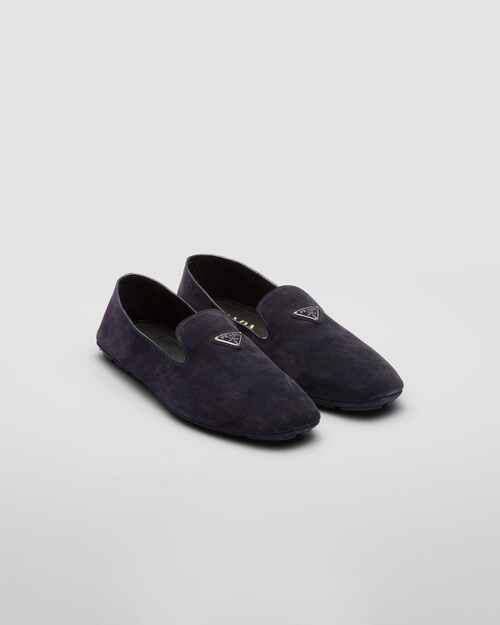 Prada Mocassins en veau velours 1