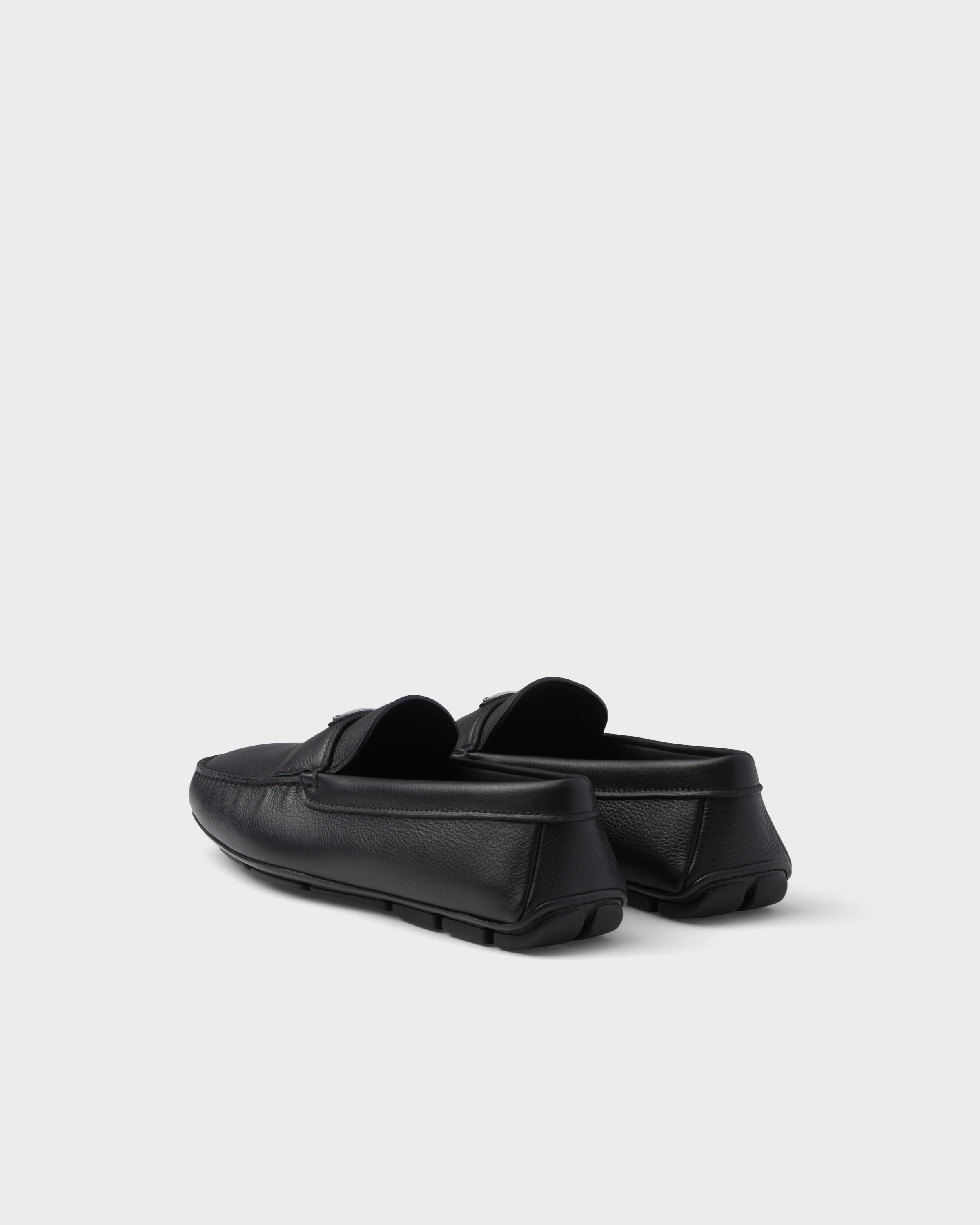 Black Leather driving shoes | PRADA