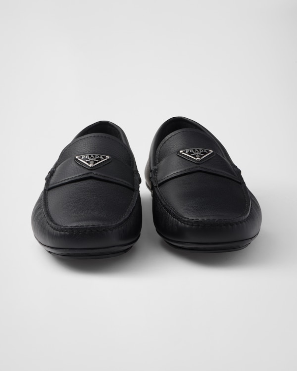 Leather driving shoes - Black Leather driving shoes - Black