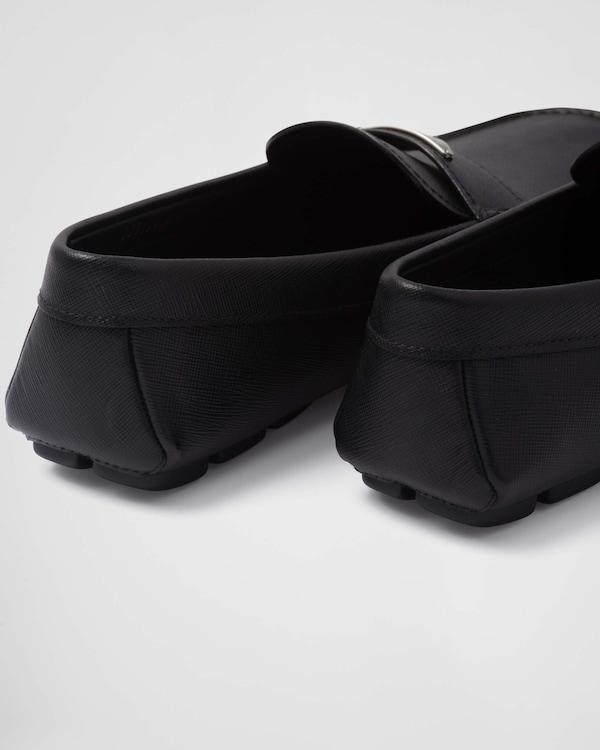 Mocassins en cuir saffiano Mocassins en cuir saffiano