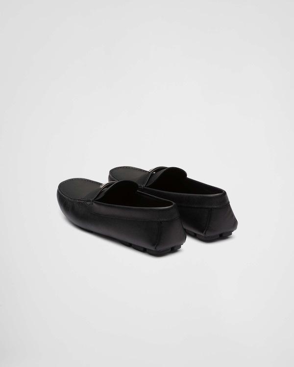 Mocassins en cuir saffiano Mocassins en cuir saffiano