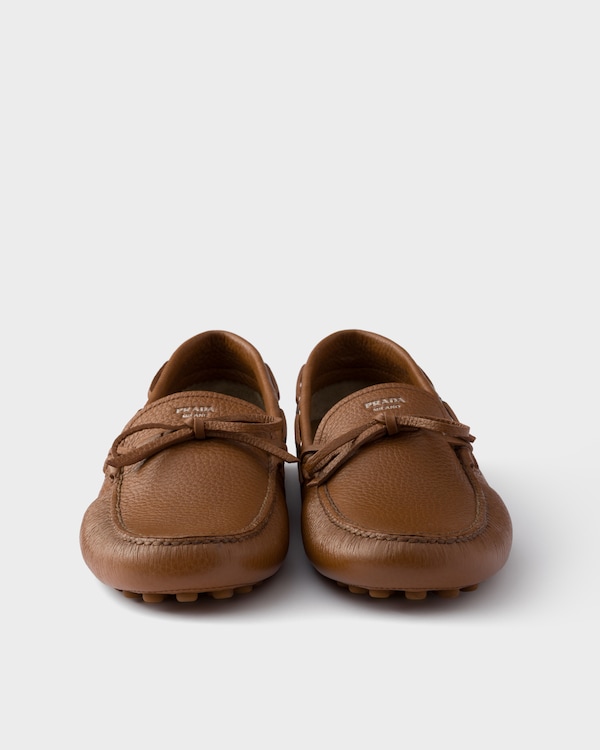 Leather driving shoe - Cognac Leather driving shoe - Cognac