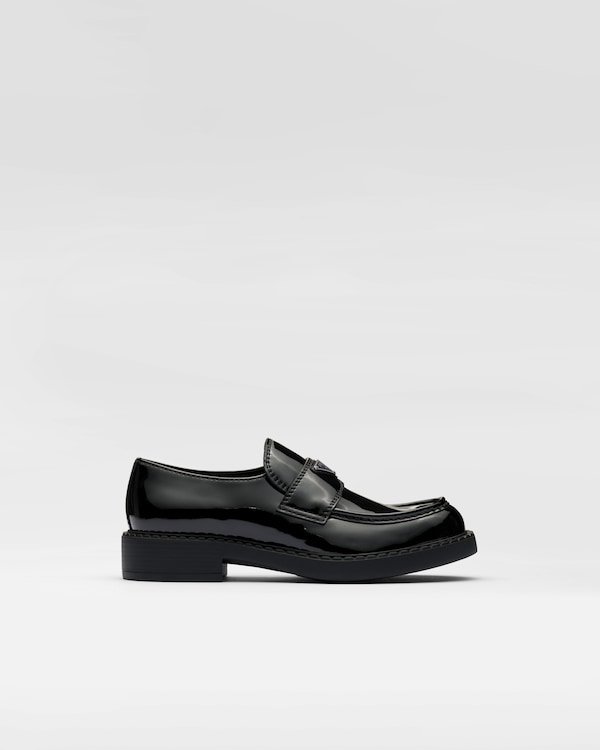 Prada Women’s Black Patent Leather Wedge Size 6