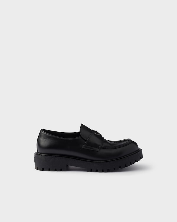 Loafer aus gebürstetem Leder Loafer aus gebürstetem Leder