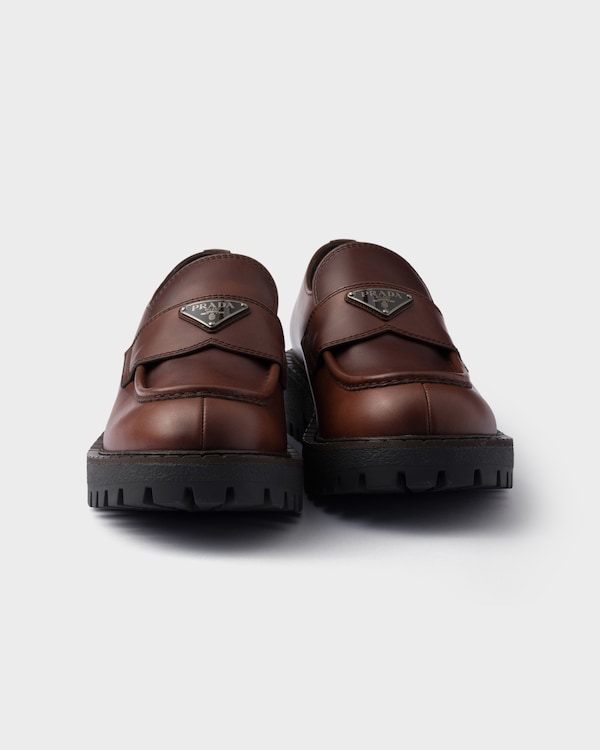 Mocassins en cuir brossé Mocassins en cuir brossé