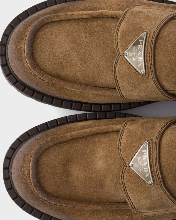 Aged suede loafers - Light Brown Aged suede loafers - Light Brown