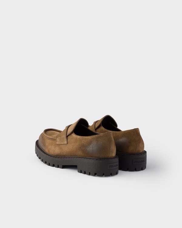 Aged suede loafers - Light Brown Aged suede loafers - Light Brown