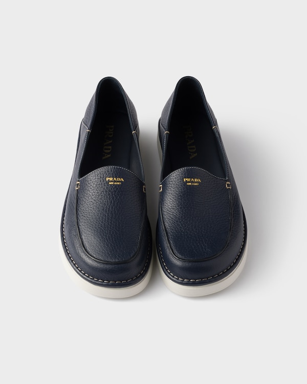 Leather slip-ons Leather slip-ons