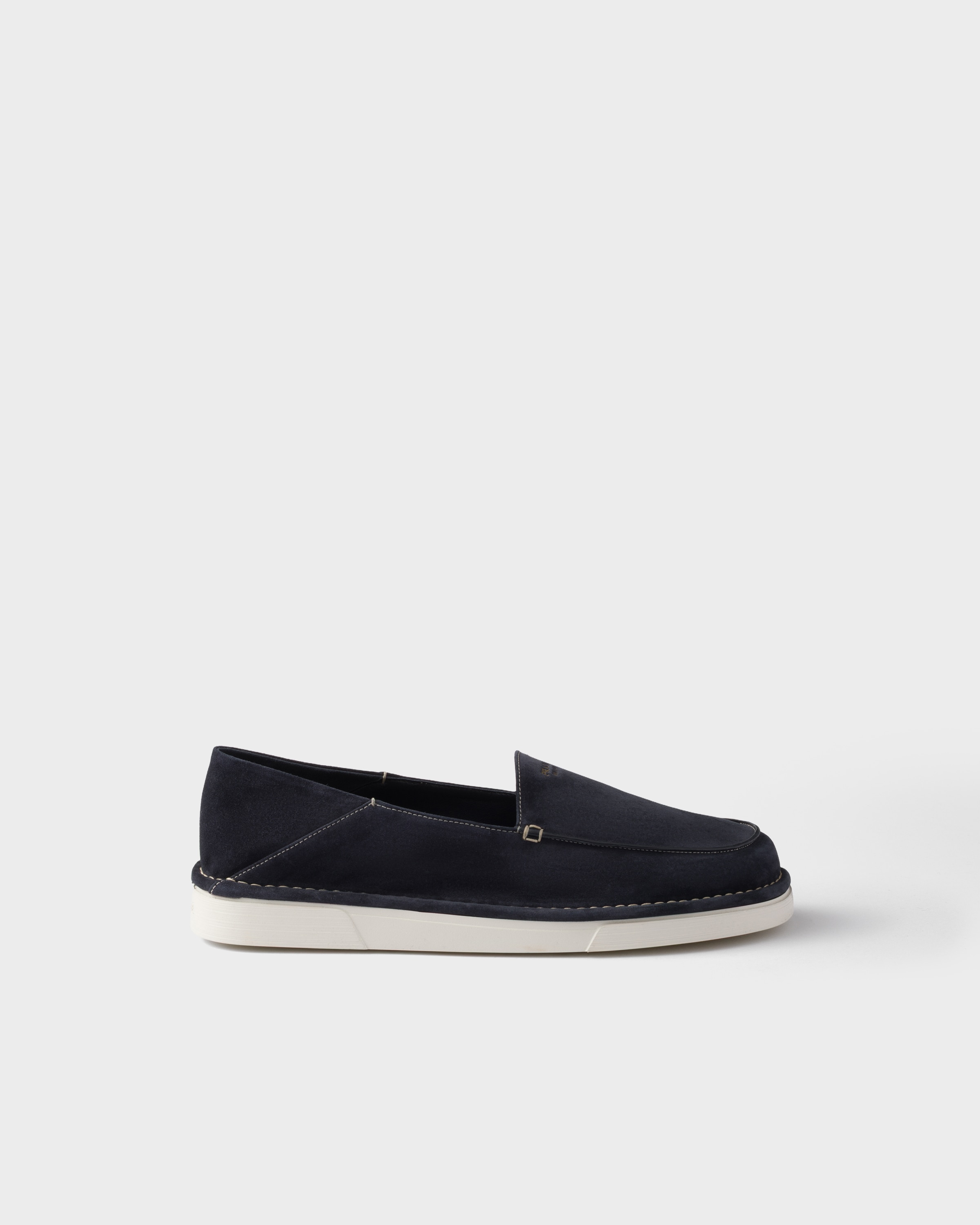Prada Men\'s Navy Slip-On Loafers Prada Men main image 2