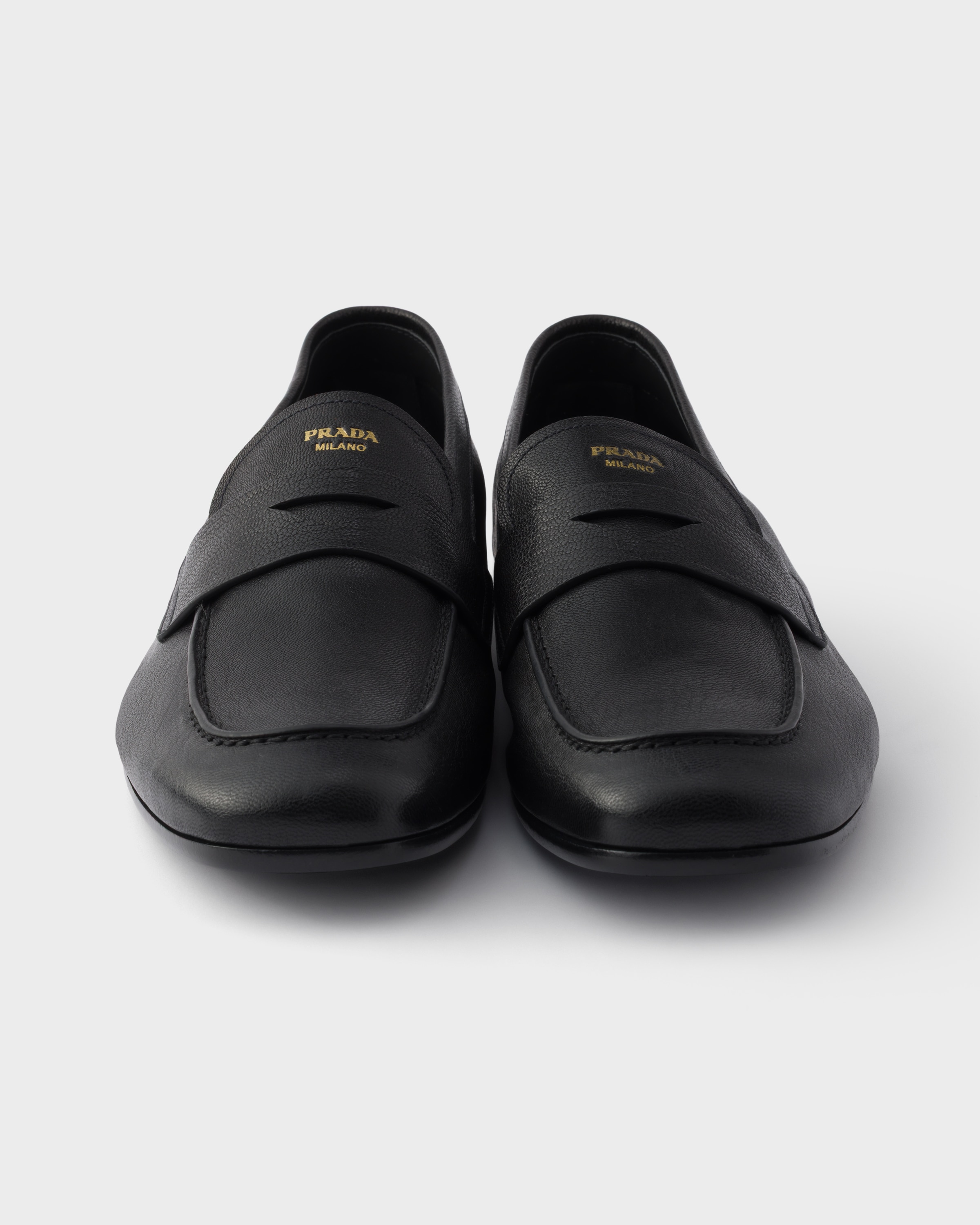 Leather loafers