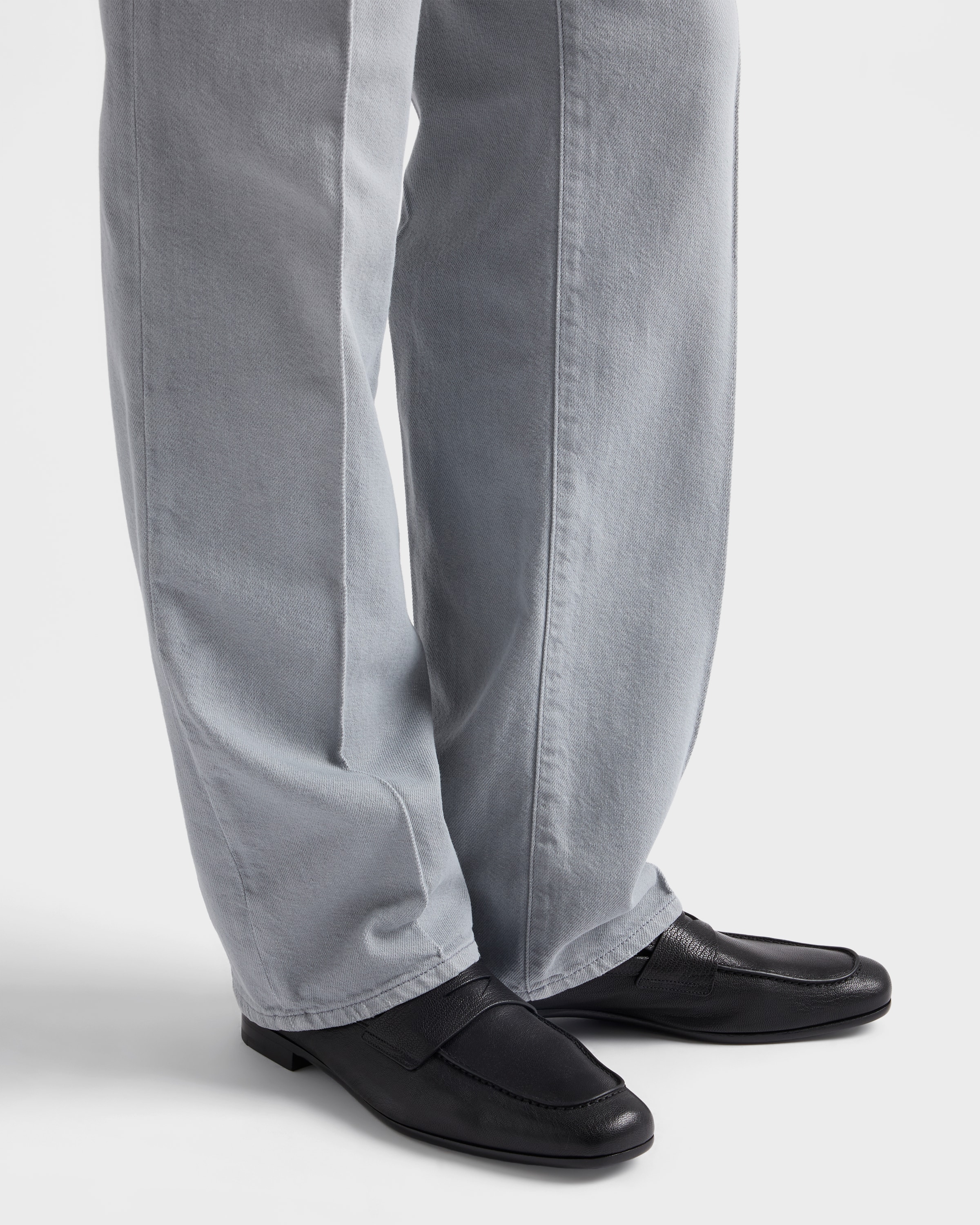 Leather loafers
