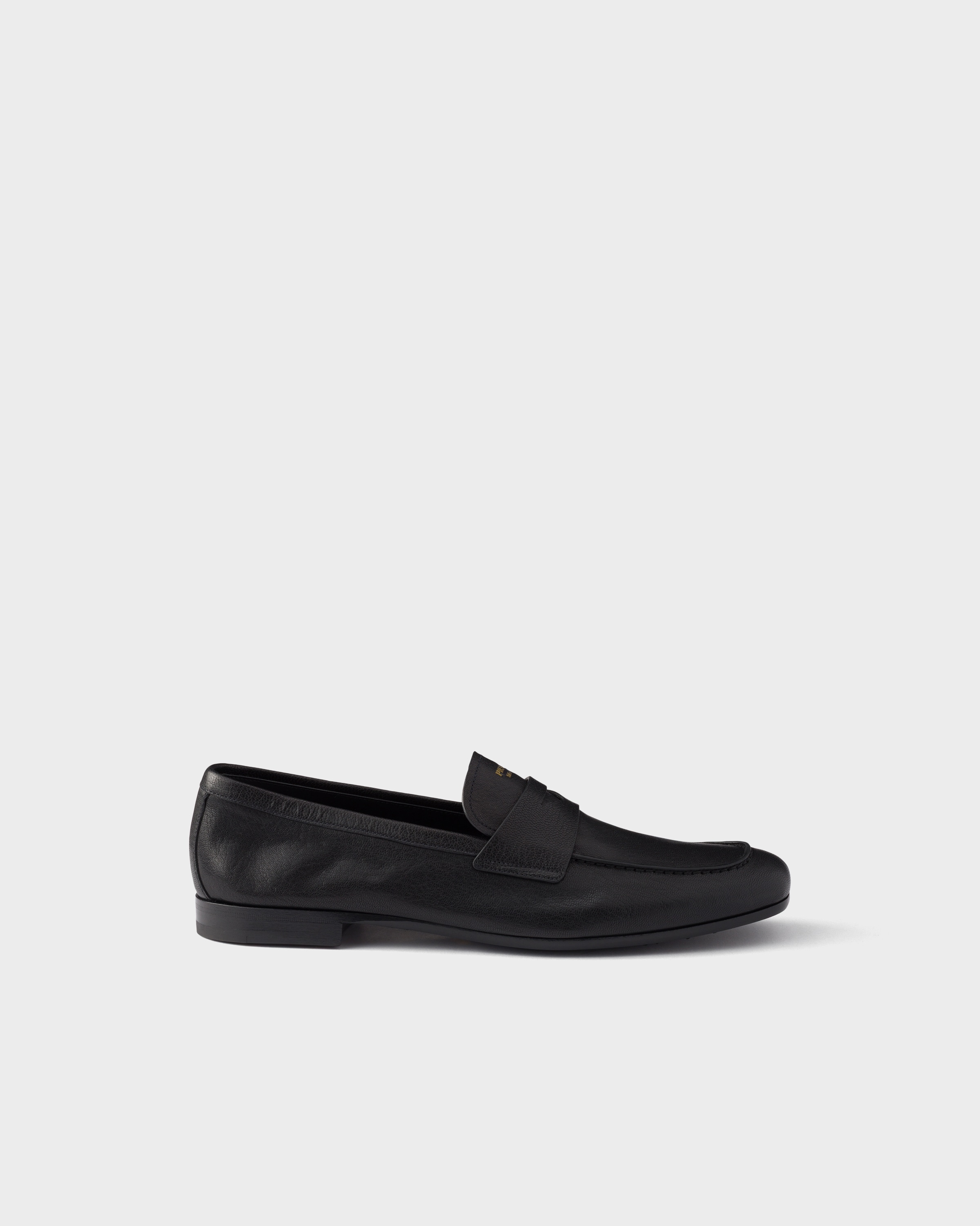 Prada Mocassini In Pelle, Uomo, Nero, Taglia 6