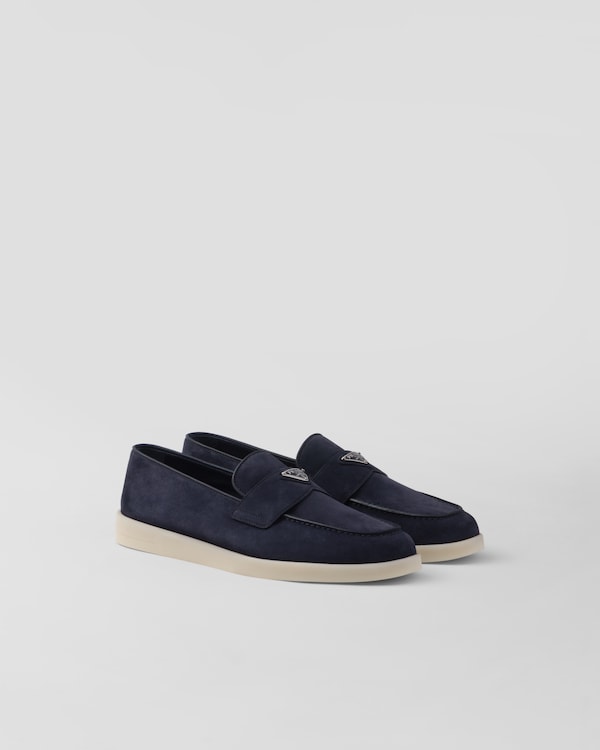 Black Re-Nylon slip-on sneakers | PRADA