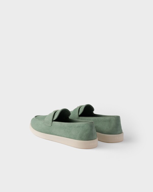 Suede loafers - Sage Green Suede loafers - Sage Green