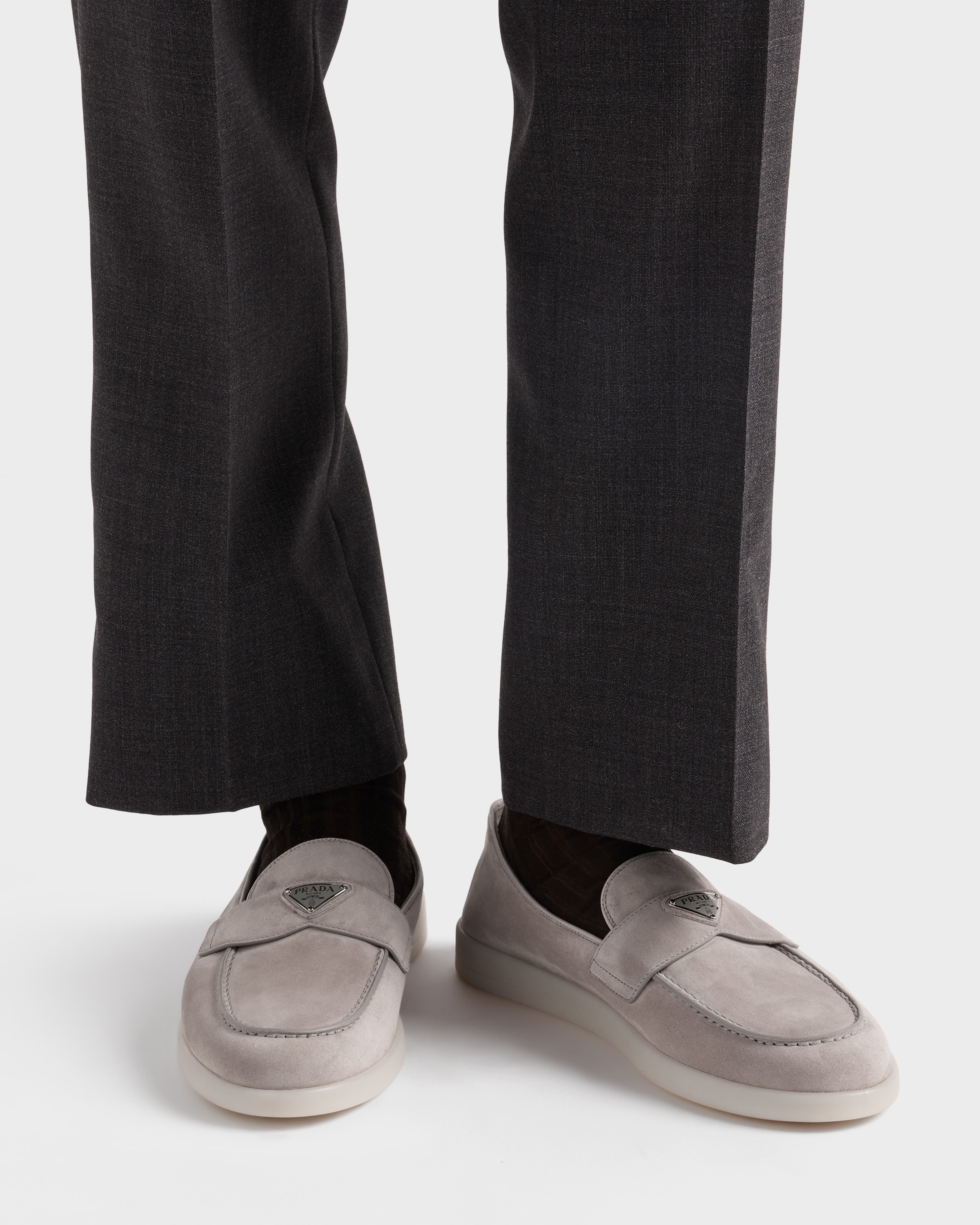 Prada Suede Loafers
