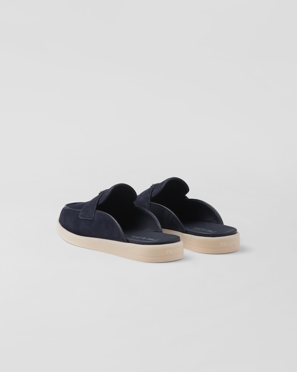 Suede sabots - Navy Suede sabots - Navy
