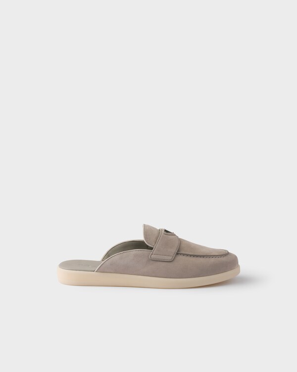 Suede mules - Cloudy Gray Suede mules - Cloudy Gray