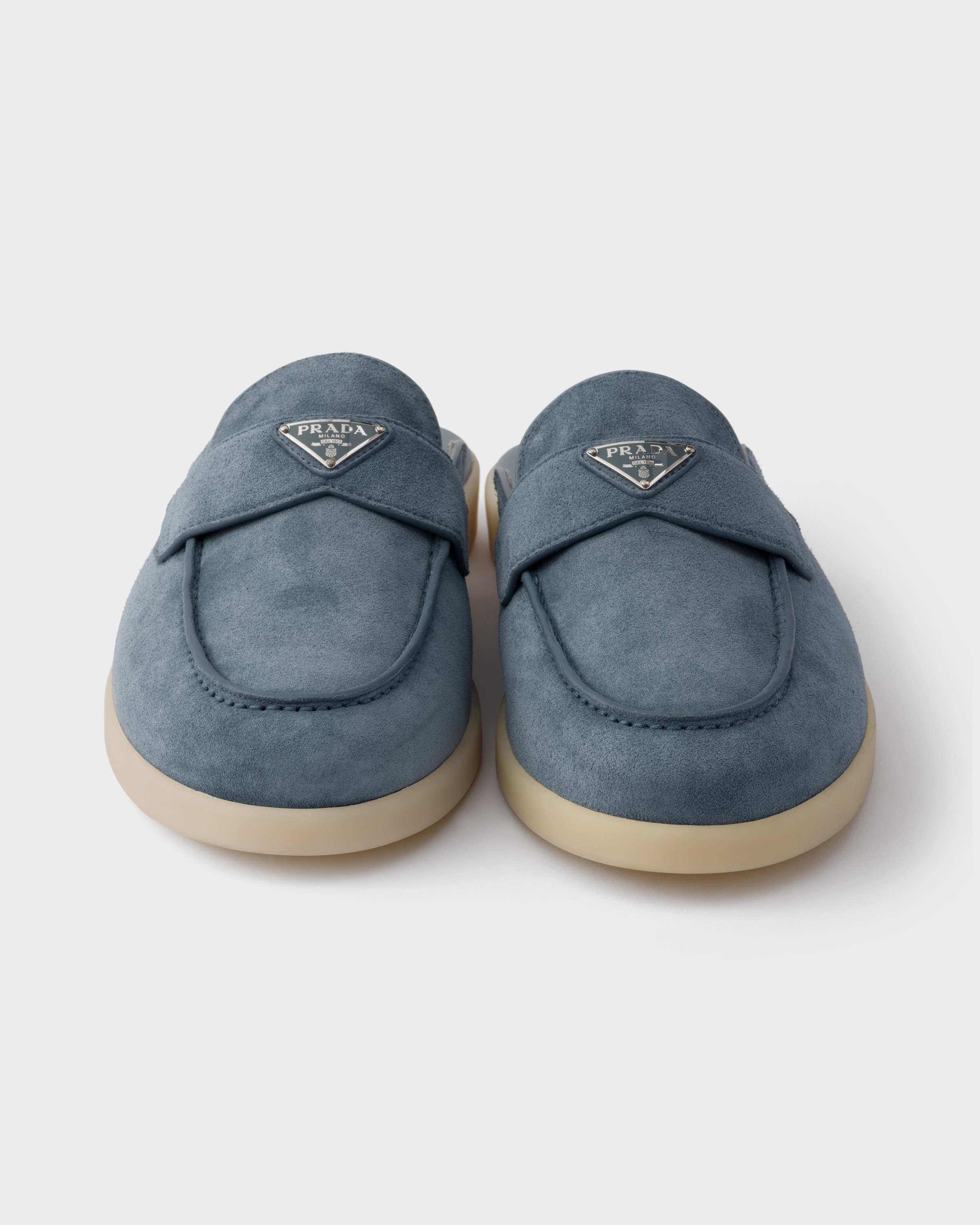 Denim Suede mules | PRADA