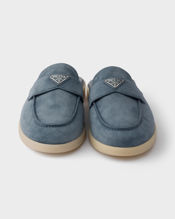 Suede mules - Denim Suede mules - Denim