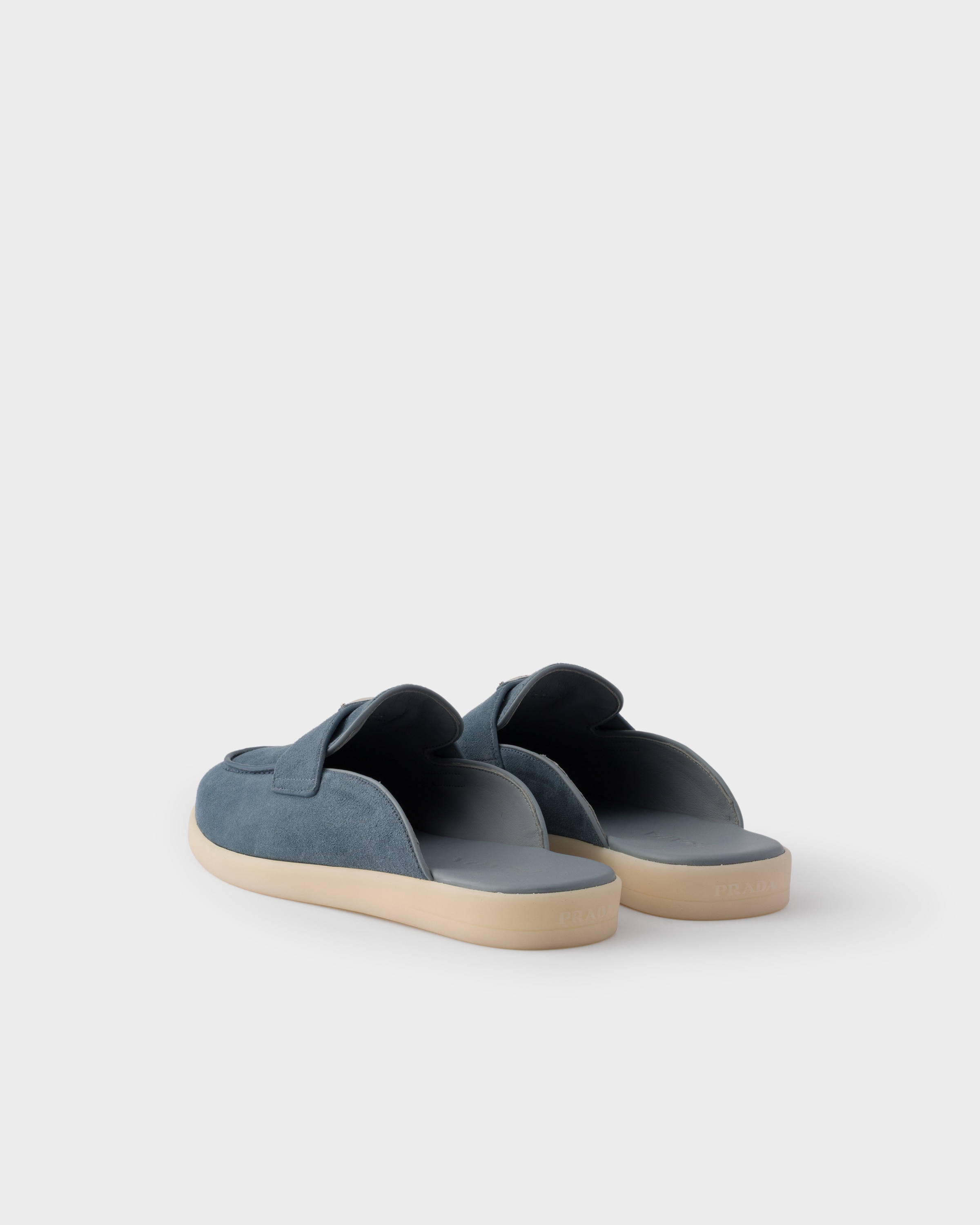 Denim Suede mules | PRADA