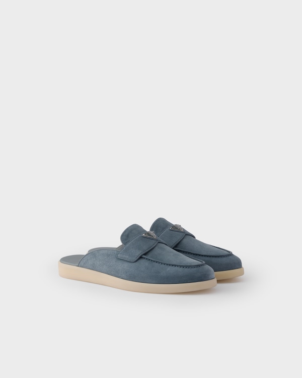Suede mules - Denim Suede mules - Denim