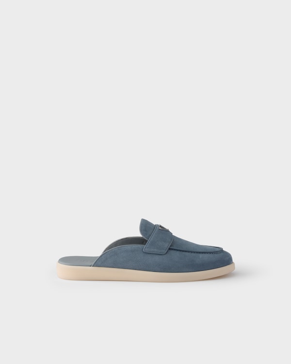 Suede mules - Denim Suede mules - Denim