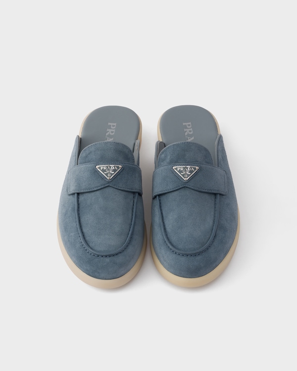 Suede mules - Denim Suede mules - Denim