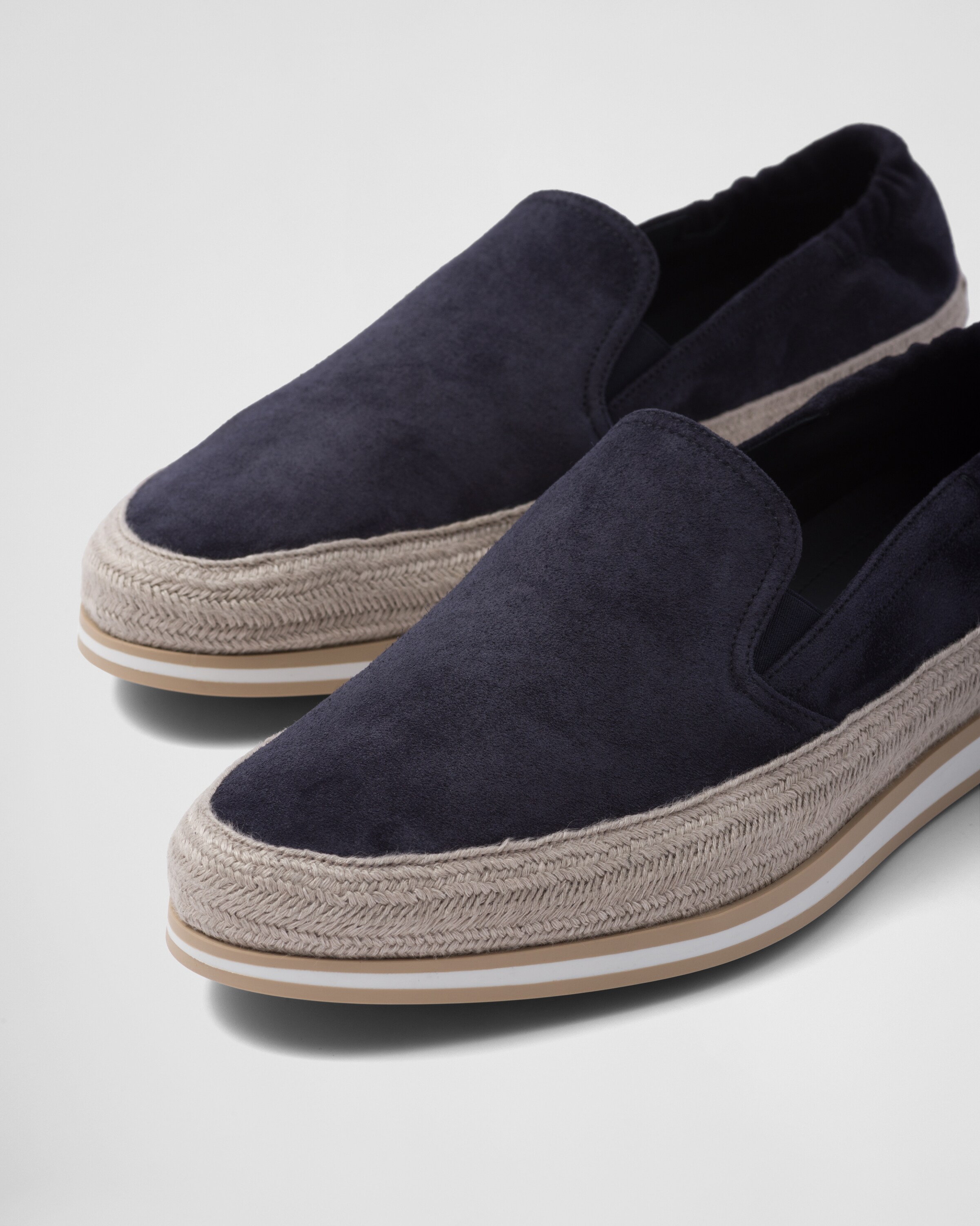 Prada slip cheap on shoes