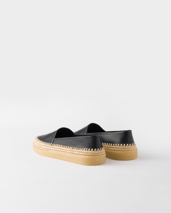 Nappa leather espadrilles Nappa leather espadrilles