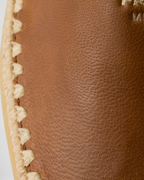 Nappa leather espadrilles Nappa leather espadrilles