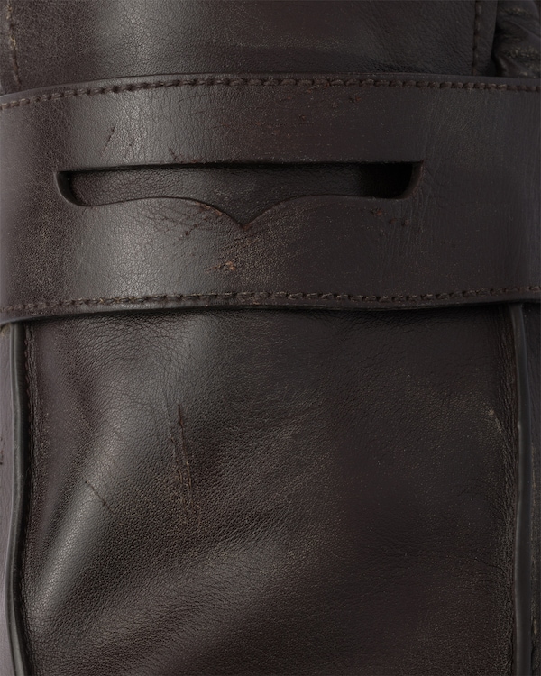 Shuffle antiqued leather loafers Shuffle antiqued leather loafers