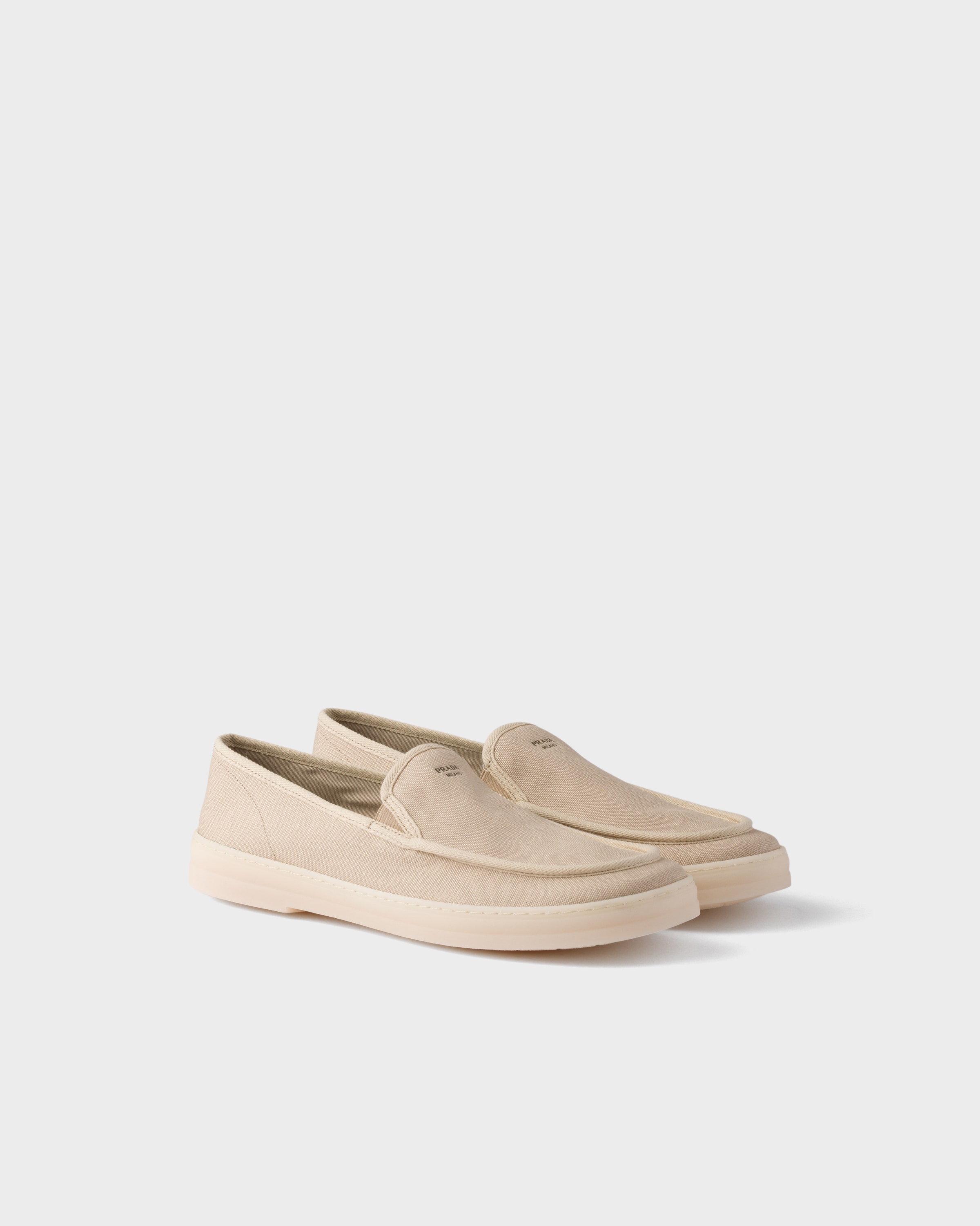 Cord Fabric Loafers | PRADA - United States