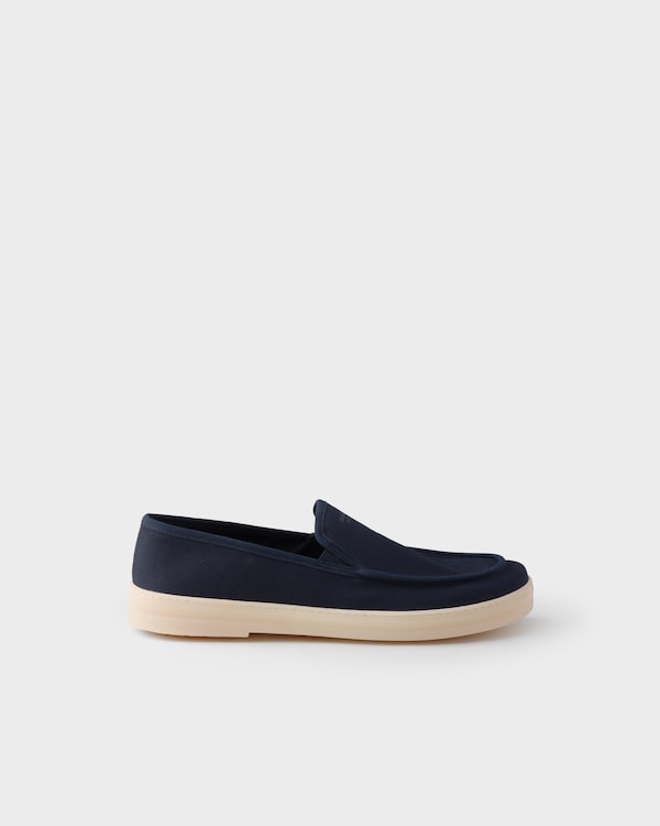 Fabric loafers - Baltic Blue Fabric loafers - Baltic Blue