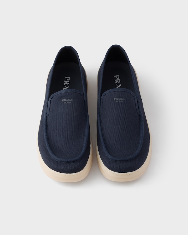 Fabric loafers - Baltic Blue Fabric loafers - Baltic Blue