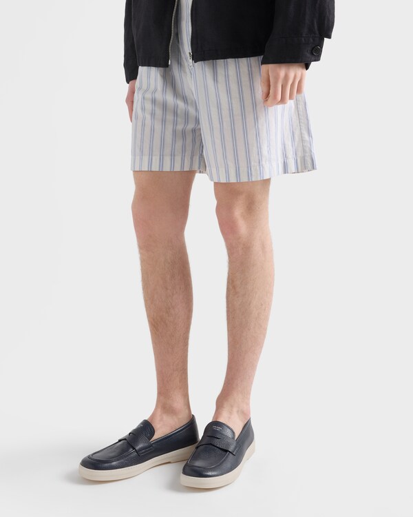 Leather loafers - Baltic Blue Leather loafers - Baltic Blue