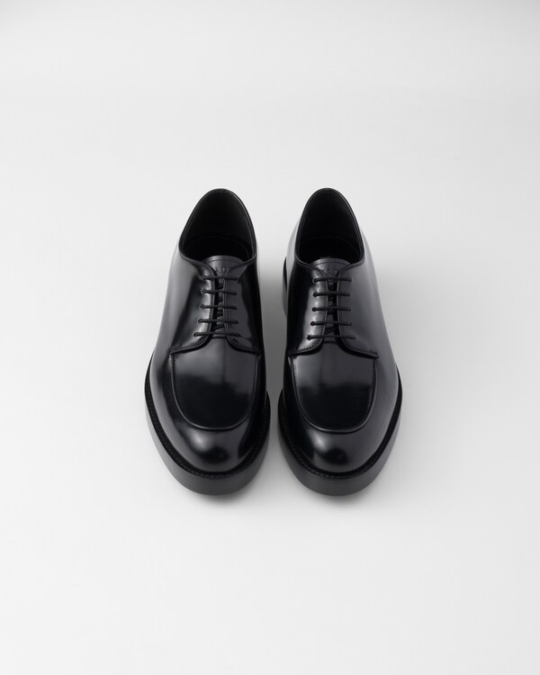 Brushed leather derby shoes Brushed leather derby shoes