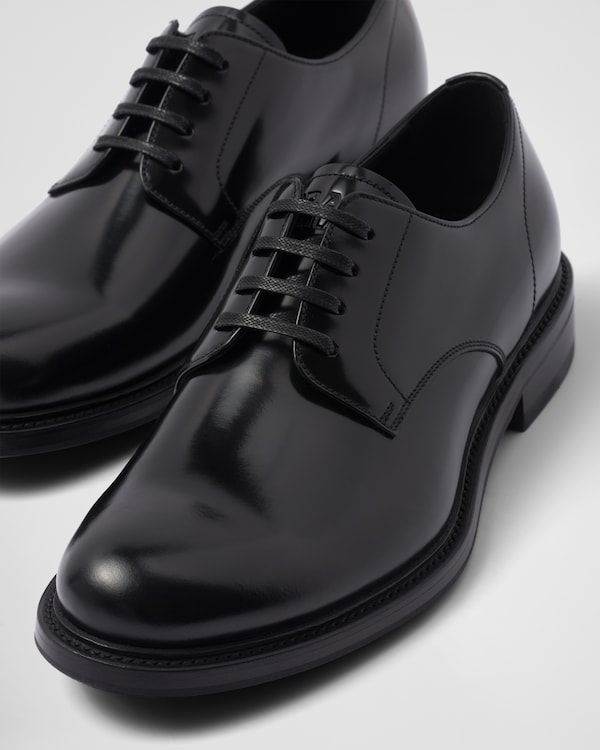 Brushed leather lace-up shoes Brushed leather lace-up shoes