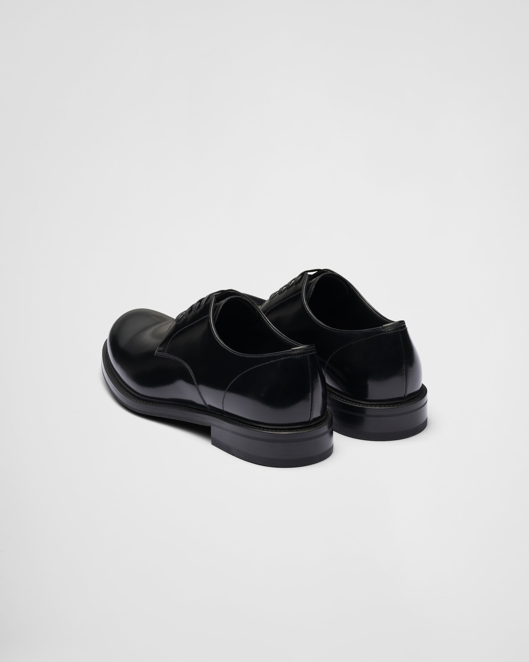 PRADA leather Low cut two-tone sneakers shoes 1E5571  black 37