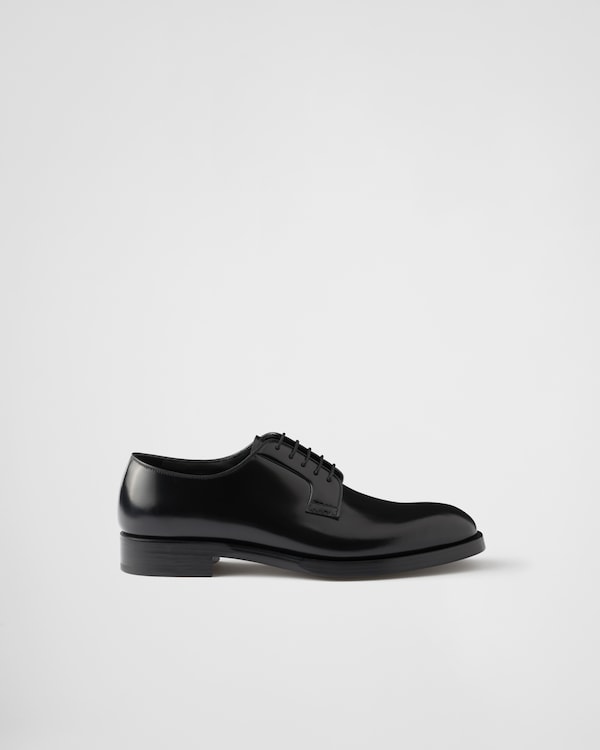 Brushed leather lace-up shoes Brushed leather lace-up shoes