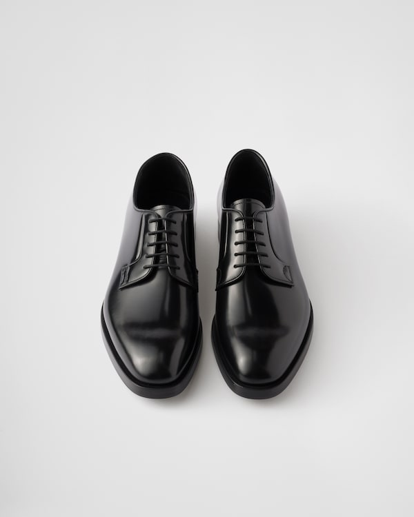 Brushed leather lace-up shoes Brushed leather lace-up shoes