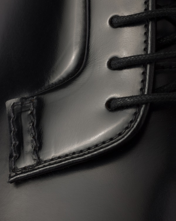 Brushed leather lace-up shoes Brushed leather lace-up shoes