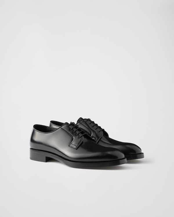 Brushed leather lace-up shoes Brushed leather lace-up shoes